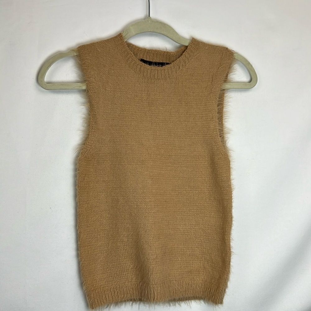 Vero Moda Poilu Tan sweater vest NWT size XS